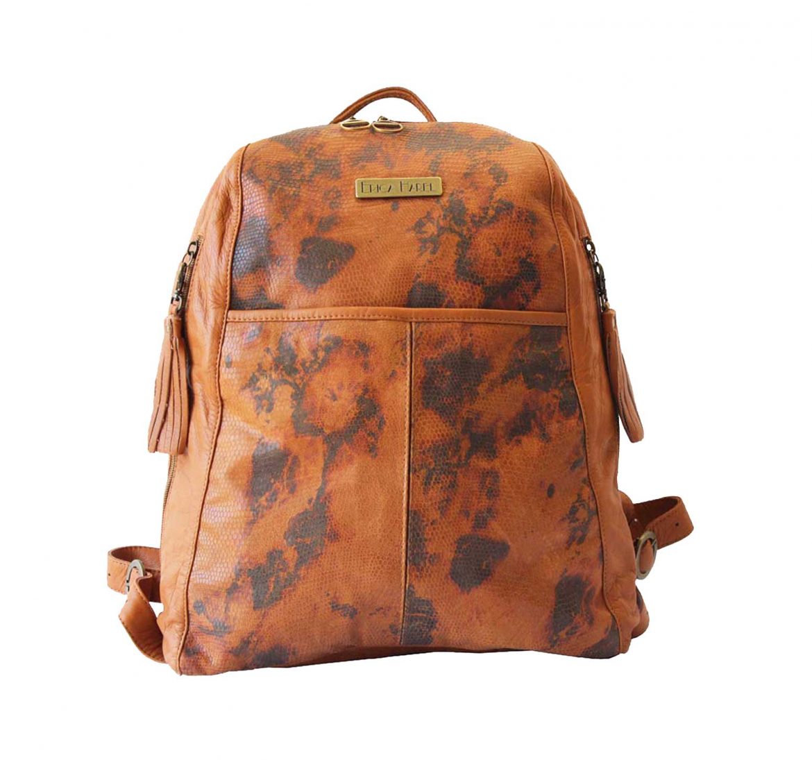 soft-camel-leather-backpack - Erica Harel