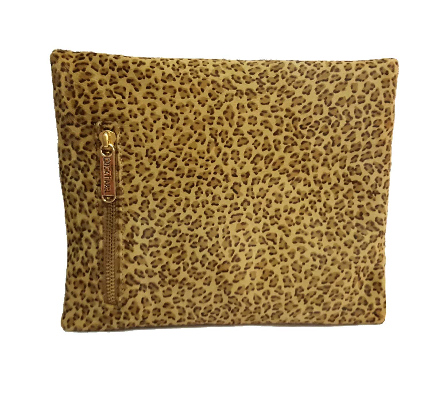 Leopard Hair on Hide Leather Clutch | Versatile 4-way Bag | Erica Harel