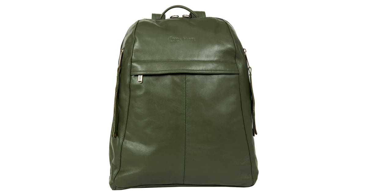 olive color backpack