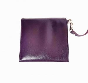 Purple Leather Wallet | Minimalist Soft Leather Wallet