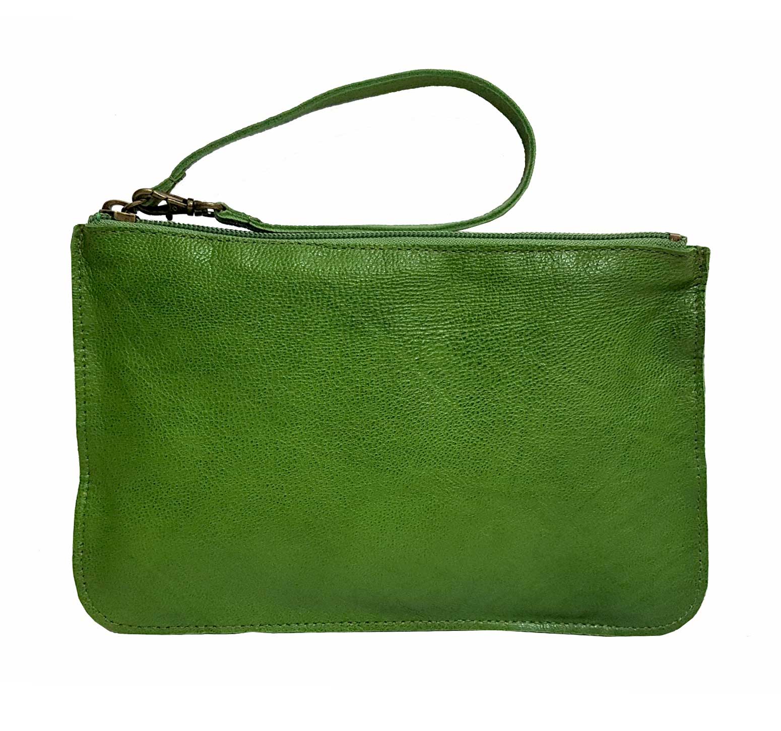 Green Leather Belt Bag