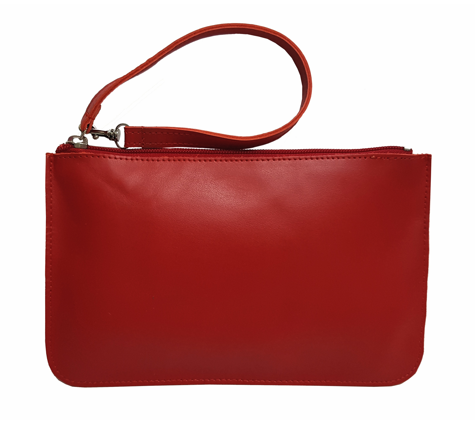 Red Leather Belt Bag