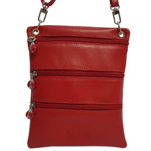 Red Leather Pouch