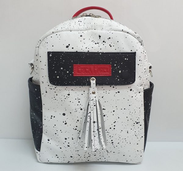 dalmatian leather backpack crossbody